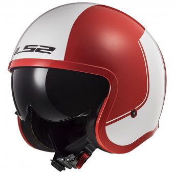jet LS2 Spitfire Rim Red White OF599