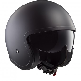 Casque jet LS2 Spitfire Solid Matt Black OF599 Casque jet LS2 Spitfire Solid Matt Black OF599