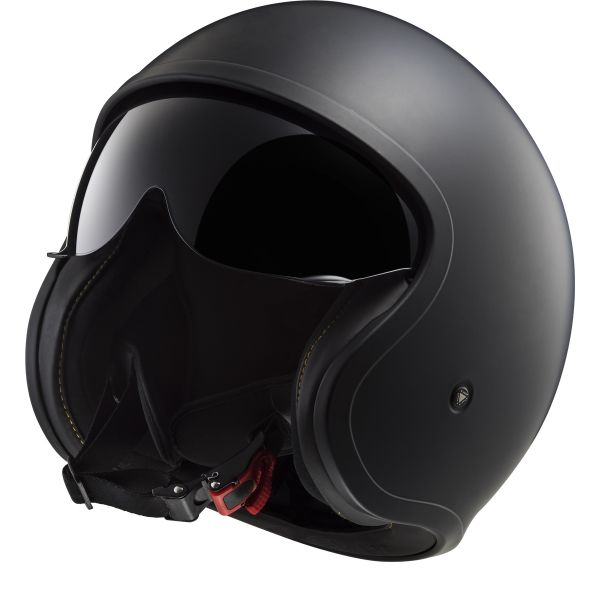 LS2 Spitfire Solid Matt Black OF599