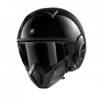 Casque jet Shark Street Drak Blank BLK Casque jet Shark Street Drak Blank BLK