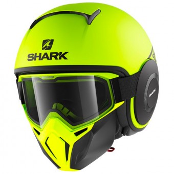 jet Shark Street Drak Neon Amarillo Negro Mate