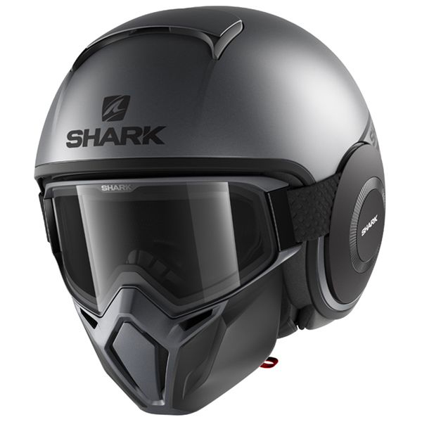 jet Shark Street Drak Neon Negro Antracita Mate