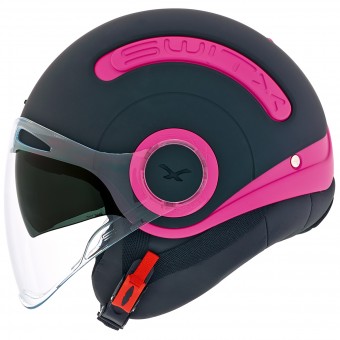 Casque jet Nexx SX.10 Switz Negro Mate Magenta Casque jet Nexx SX.10 Switz Negro Mate Magenta