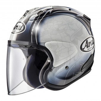 Arai SZ-R Vas Harada Tour Blanco + Kit Bluetooth Sena SMH5