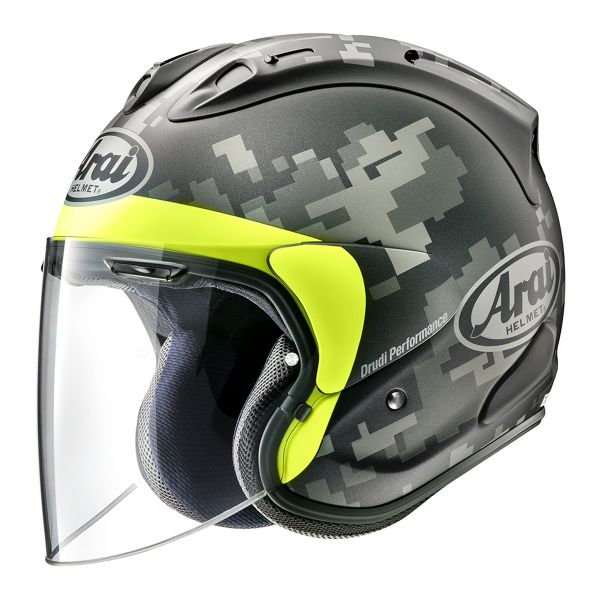 Arai SZ-R Vas Mimetic Negro + Kit Bluetooth Sena SMH5