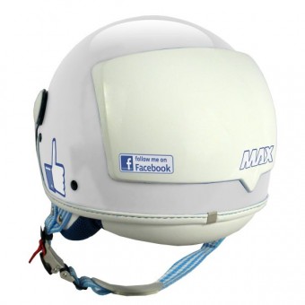 Casque jet MAX The Social Network Blanco Casque jet MAX The Social Network Blanco