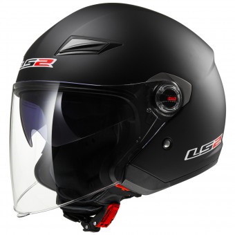 Casque jet LS2 Track Matt Black OF569 Casque jet LS2 Track Matt Black OF569