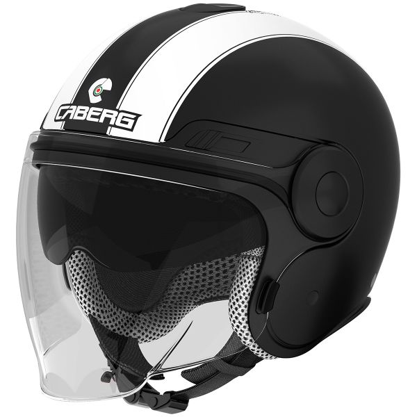 jet Caberg Uptown Legend Matt Black White