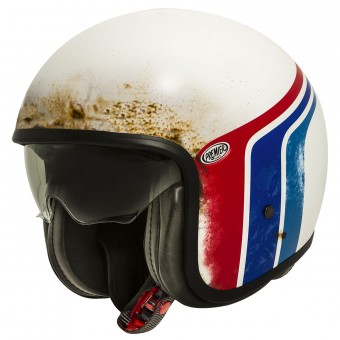 Casque jet Premier Vintage Blanco Mate BTR8BM Casque jet Premier Vintage Blanco Mate BTR8BM