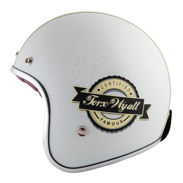 Torx Famous Mate Glitter Blanco