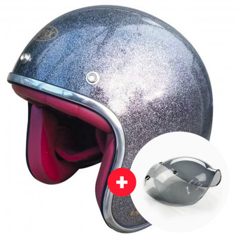 jet Torx Wyatt Glitter Anthracite + Pantalla Wyatt Bubble 3 Presiones