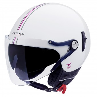 Casque jet Nexx X60 Vision Flex Bastille Blanco Rosa Casque jet Nexx X60 Vision Flex Bastille Blanco Rosa