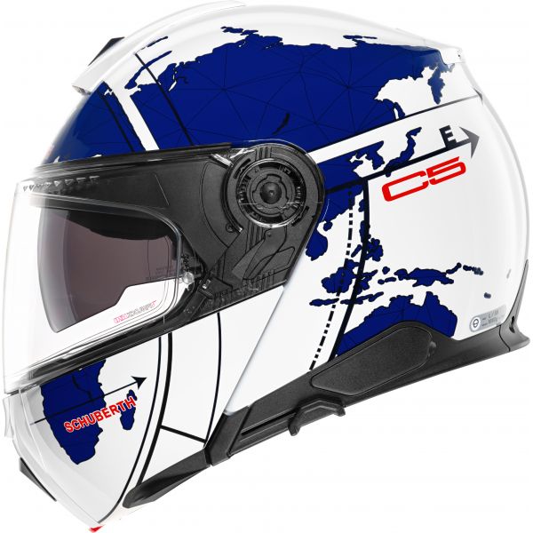 Schuberth C5 Globe Blue + Kit Bluetooth SC2 C5 - E2