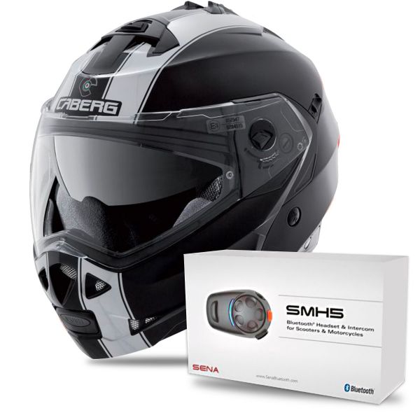 Modular Caberg Duke II Legend Matt Black White