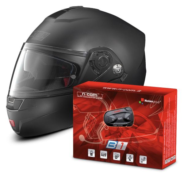 Modular Nolan N91 Evo Classic N-Com Flat Black 10