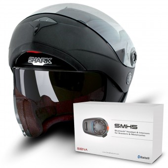 Modular Shark Openline Prime Mate KMA Pinlock + Sharktooth Bluetooth Kit