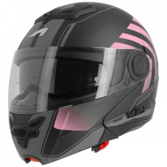 Modular Astone RT 800 Crossroad Matt Black Pink