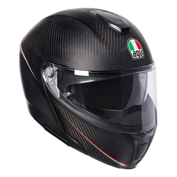 Modular AGV Sportmodular Tricolore Matt Carbon Italy