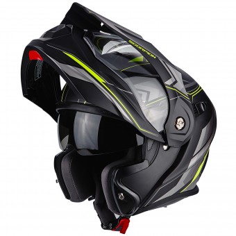Casque Modular Scorpion ADX-1 Anima Matt Black Neon Yellow Casque Modular Scorpion ADX-1 Anima Matt Black Neon Yellow