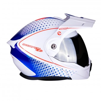 Scorpion ADX-1 Horizon Blanco Ncar Rojo Azul