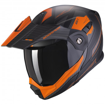Scorpion ADX-1 Tucson Matt Black Orange + Kit Bluetooth Sena 5S Solo