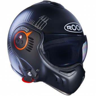 Casque Modular Roof Boxer V8 1995 Matt Black Fluo Orange Casque Modular Roof Boxer V8 1995 Matt Black Fluo Orange