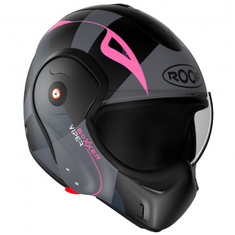 Modular Roof Boxxer Viper Negro Rosa Mate