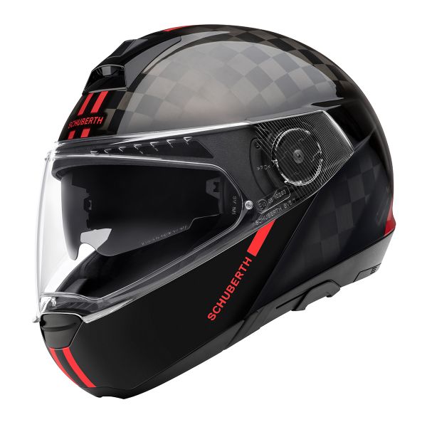 Modular Schuberth C4 Pro Carbon Fusion Red