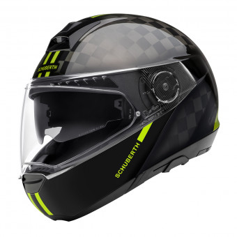 Modular Schuberth C4 Pro Carbon Fusion Yellow