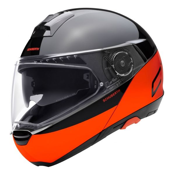 Modular Schuberth C4 Pro Swipe Naranja