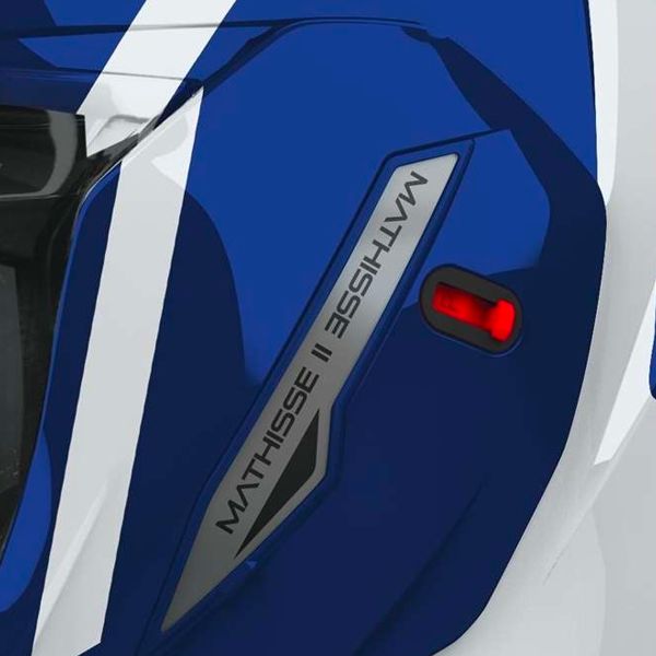 Airoh Mathisse II Genius Azul Rojo Brillo