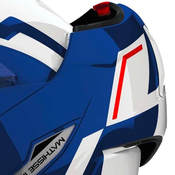 Airoh Mathisse II Genius Azul Rojo Brillo