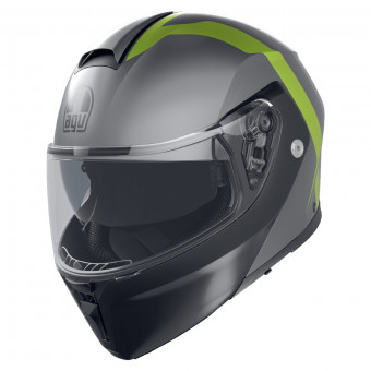 Modular AGV Streetmodular Resia Matt Grey Black Yellow Fluo