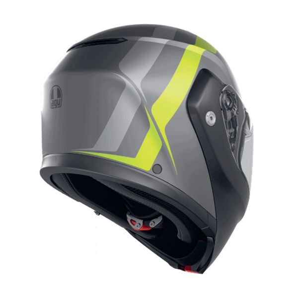 AGV Streetmodular Resia Matt Grey Black Yellow Fluo