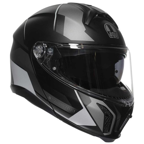 Modular AGV Tourmodular Perception Matt Black Silver Modular AGV Tourmodular Perception Matt Black Silver