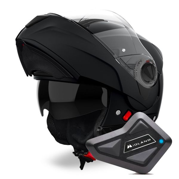 Modular Airoh Specktre Color Black Matt + Kit Bluetooth BT Mini