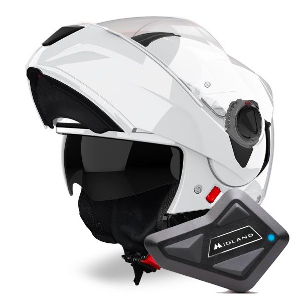 Modular Airoh Specktre Color White + Kit Bluetooth BT Mini Modular Airoh Specktre Color White + Kit Bluetooth BT Mini