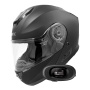 Casque Modular Everone M72R Matt Black + Kit bluetooth 5R Lite