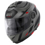 Casque Modular Givi X.21 Evo F Number Matt Titanium Black Red