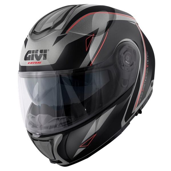 Modular Givi X26 Square Matt Titanium Black Red