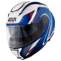 Casque Modular Givi X26 Square Metal White Blue Red