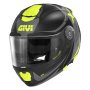 Casque Modular Givi X27 Dimension Matt Black Titanium Yellow