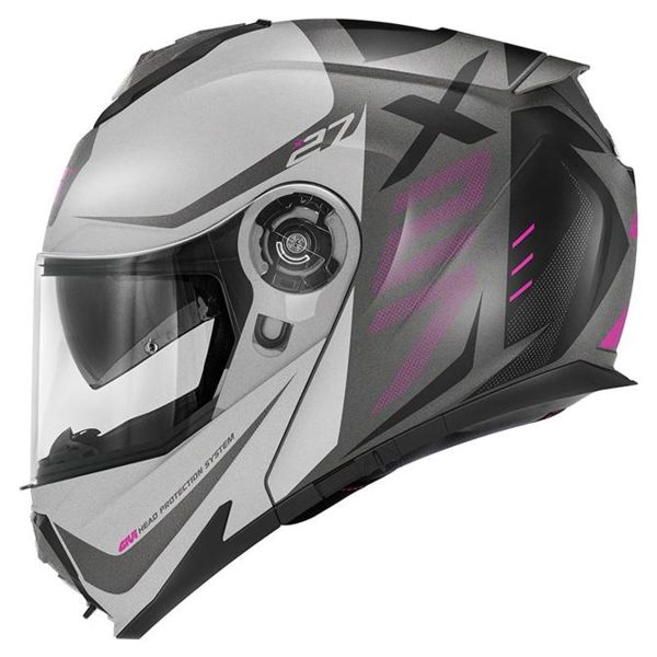 Givi X27 Dimension Matt Titanium Fuchsia