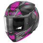 Casque Modular Givi X27 Sector Matt Black Titanium Fuchsia