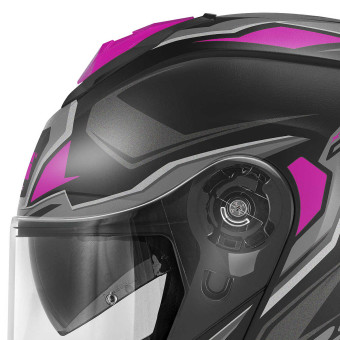 Givi X27 Sector Matt Black Titanium Fuchsia