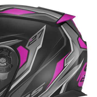 Givi X27 Sector Matt Black Titanium Fuchsia