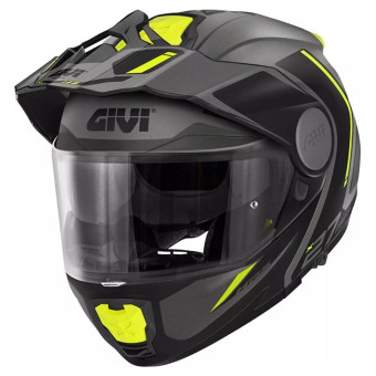 Modular Givi X27 Tourer Graphic Matt Titanium Yellow