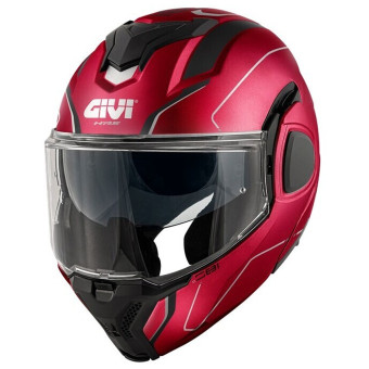 Casque Modular Givi X36 Fiber Pulse Bordeaux Black Silver