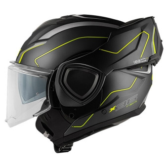 Givi X36 Pulso de fibra Negro mate Plata amarillo