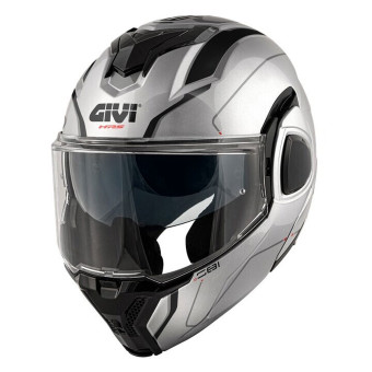 Casque Modular Givi X36 Fiber Pulse Silver Black Grey Casque Modular Givi X36 Fiber Pulse Silver Black Grey